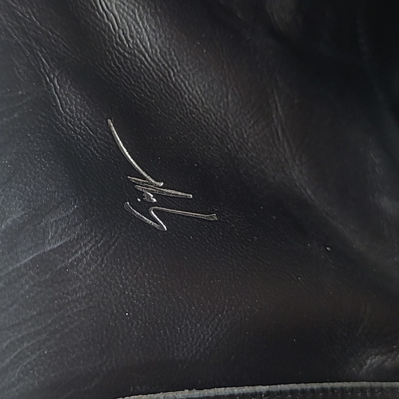 Guiseppe Zanotti Studded Brown Suede Multi Buckle Combat Boots Women's sz 40/9US - Picture 8 of 11